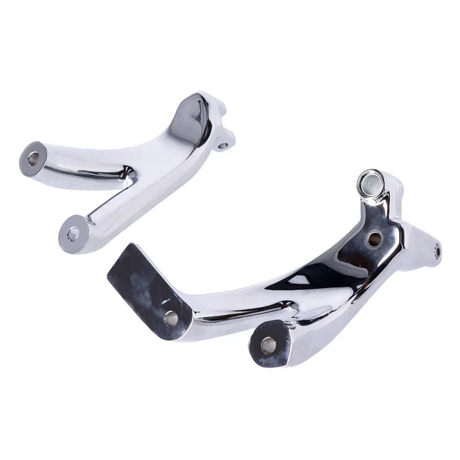 MCS M8 Softail floorboard to foot peg conversion bracket set - 938228