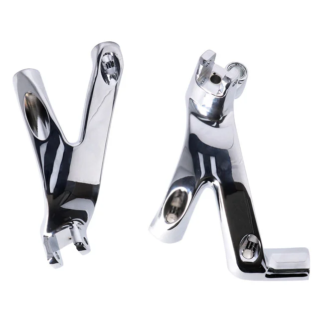 MCS M8 Softail floorboard to foot peg conversion bracket set - 938228