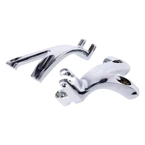 MCS M8 Softail floorboard to foot peg conversion bracket set