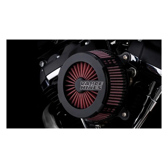 Vance & Hines & Hines, VO2 Cage fighter air cleaner kit. matte black