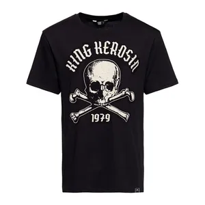 King Kerosin King Kerosin Skull Palma T-shirt black