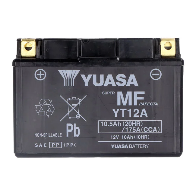 Yuasa High performance AGM battery, YT12A-WC