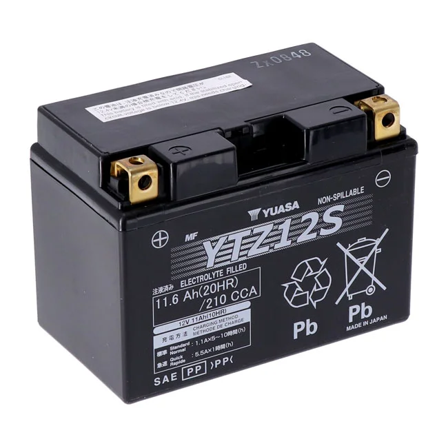 Yuasa High performance AGM battery, YTZ12S
