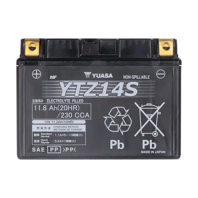 Yuasa High performance AGM battery, YTZ14S