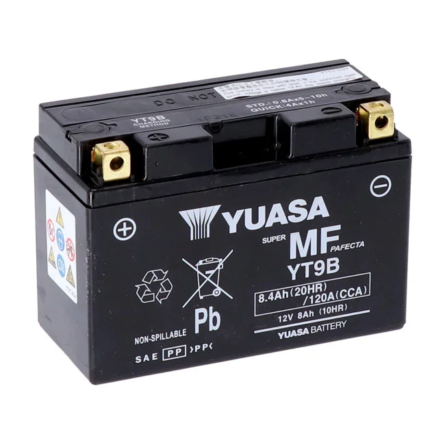 Yuasa AGM battery, YT9B-WC