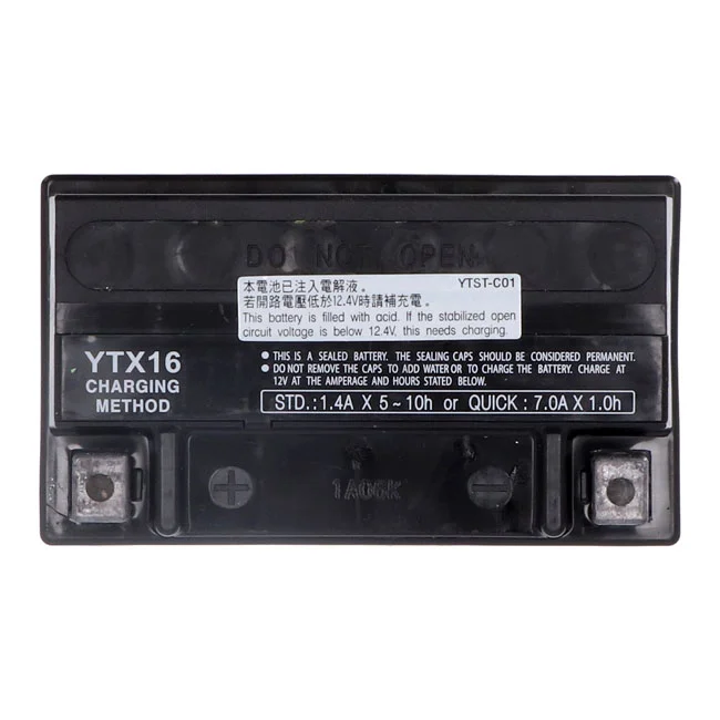 Yuasa AGM battery, YTX16-WC