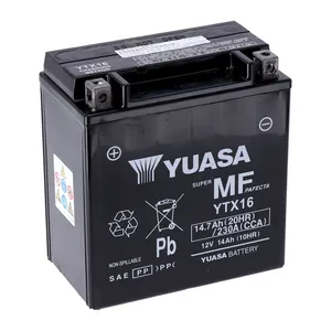 Yuasa Yuasa, AGM battery, YTX16-WC