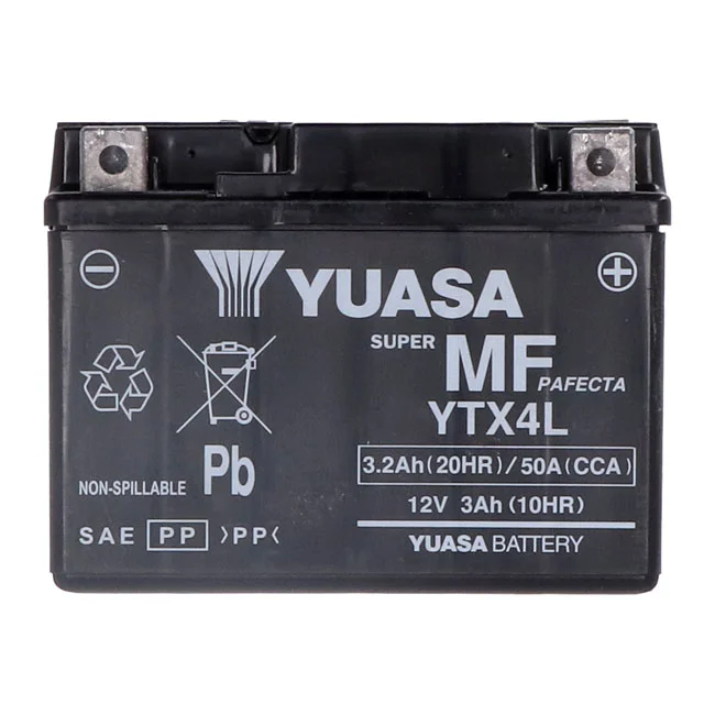 Yuasa AGM battery, YTX4L-WC