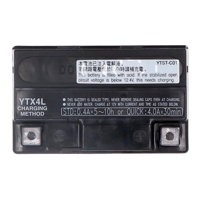 Yuasa AGM battery, YTX4L-WC