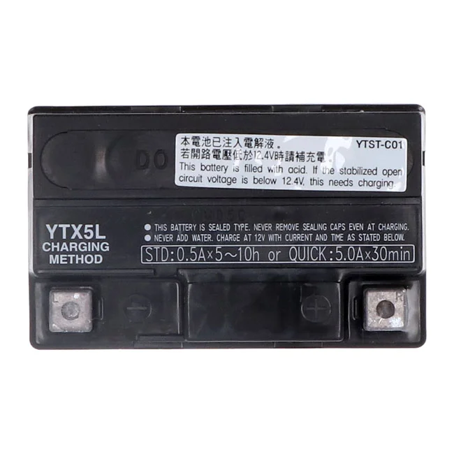 Yuasa AGM battery, YTX5L-WC