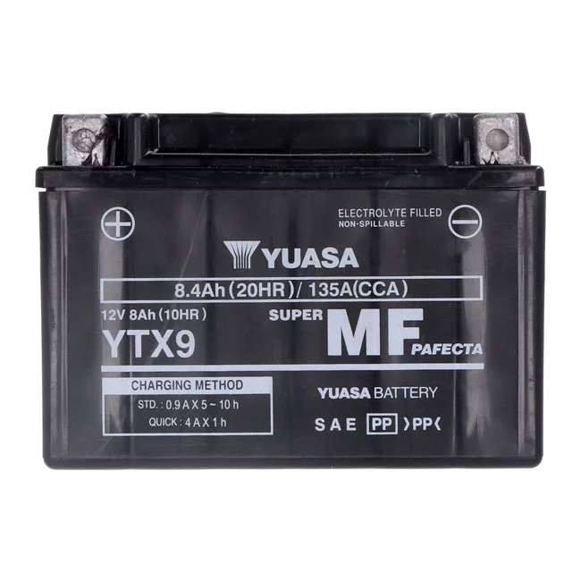 Yuasa AGM battery, YTX9-WC
