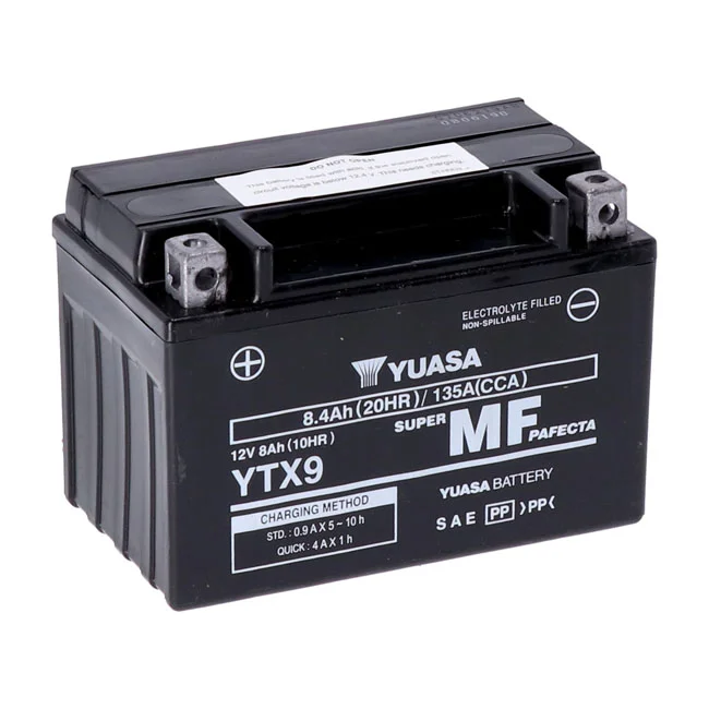 Yuasa AGM battery, YTX9-WC