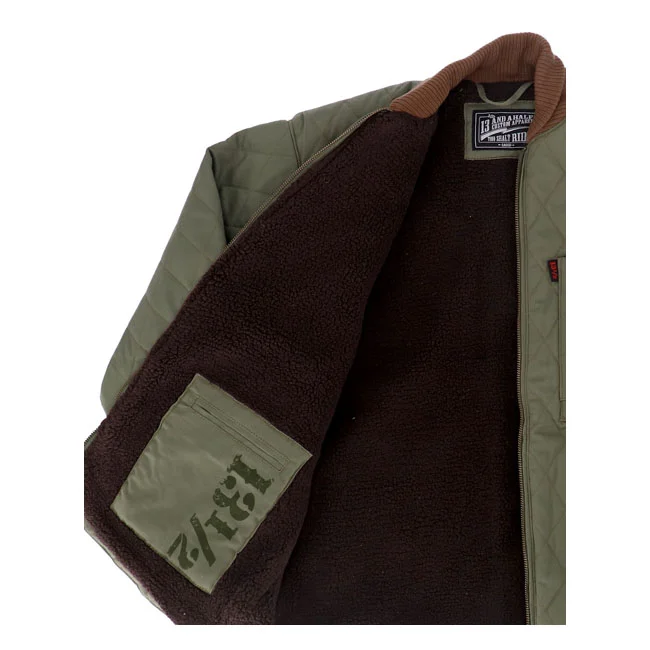 13 and a half company 1/2 Long Haul Jacket Army Green