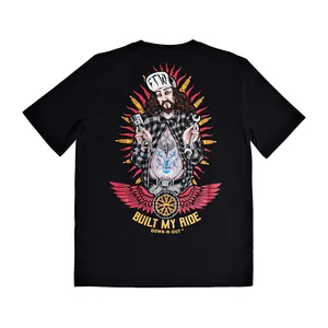 Down-n-Out Down-n-Out Built my Ride t-shirt black