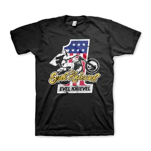 Evel Knievel Evel Knievel No. 1 T-shirt black