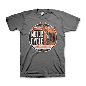 Evel Knievel Evel Knievel American Legend T-shirt dark grey