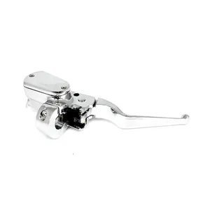 MCS Handlebar master cylinder assembly, 1/2" bore. Chrome