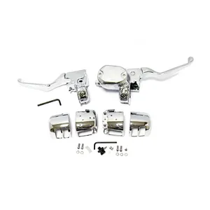 MCS Handlebar control kit chrome 14mm bore
