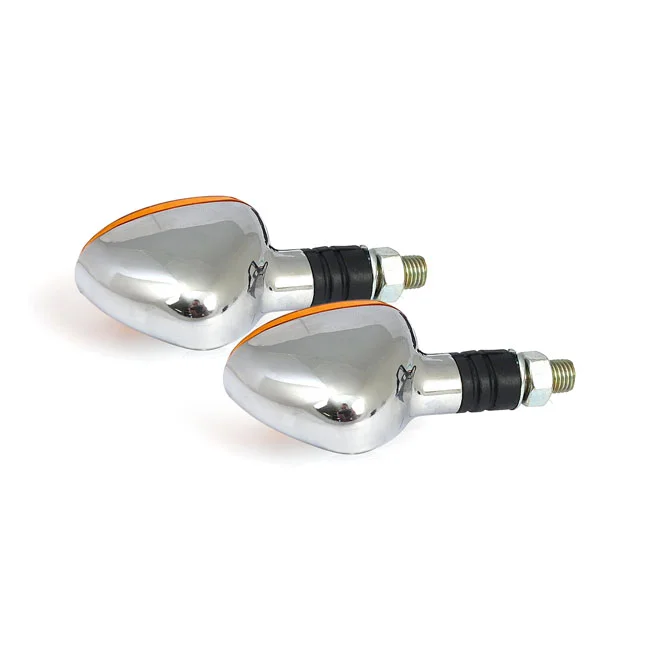 MCS Little duke, mini turn signals. Chrome - 940884