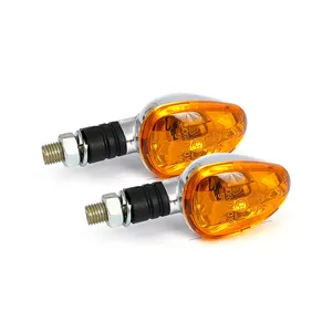 MCS Little duke, mini turn signals. Chrome