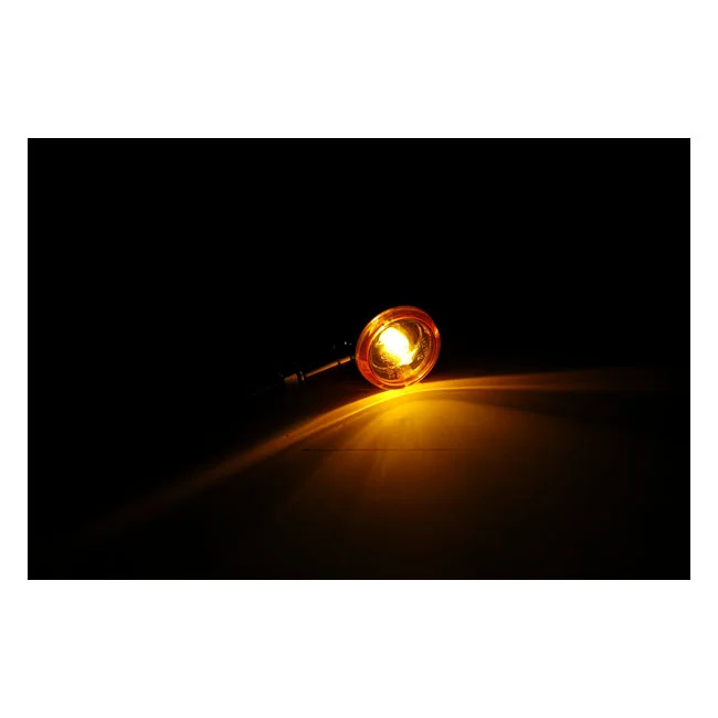MCS Mini bullet, halogen turn signals. Chrome, plain - 940904