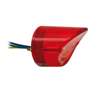 MCS Sharknose LED taillight. Red lens