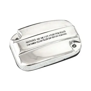 MCS Handlebar master cylinder cover kit, clutch. Chrome