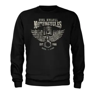 Evel Knievel Evel Knievel Motorcycles sweatshirt black