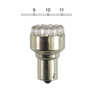 MCS Turn signal LED bulb, BAY15S socket. Amber light emitting