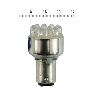 MCS Taillight LED bulb, BAY15D socket. Red light emitting