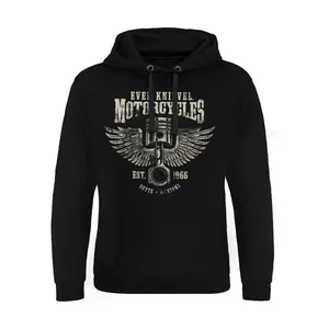 Evel Knievel Evel Knievel Motorcycles Epic hoodie black