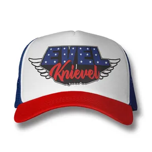 Evel Knievel Evel Knievel - American Daredevil Trucker Cap