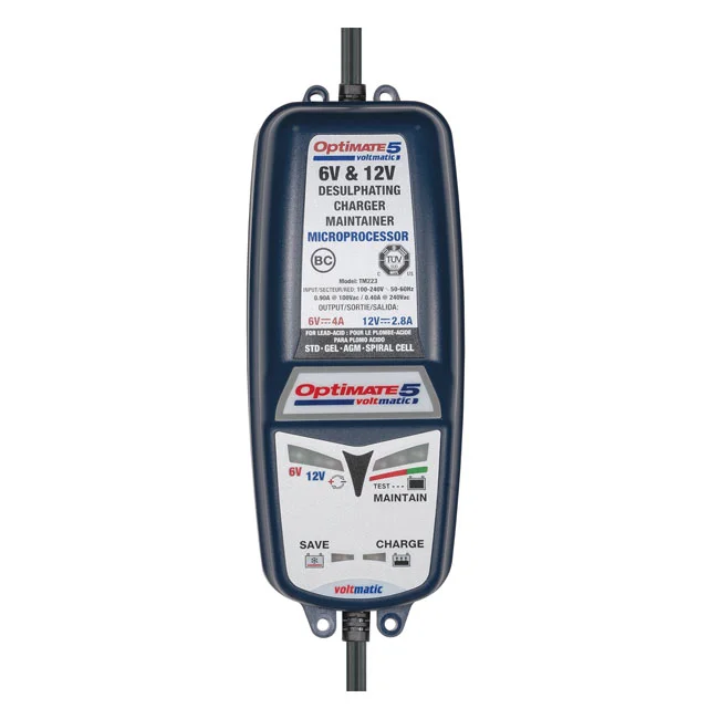 Optimate Tecmate OptiMATE 5, Volt Matic 6/12V battery charger