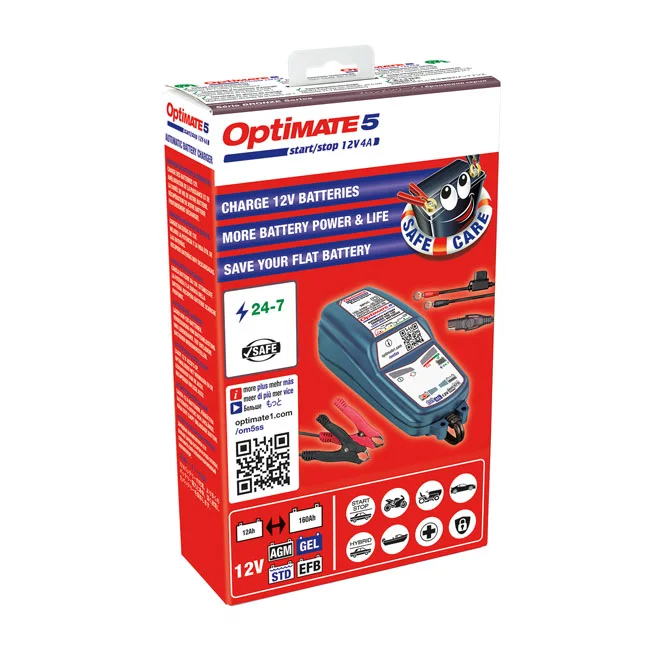 Optimate Tecmate OptiMATE 5, 12V Start-Stop & Deep C. battery charger