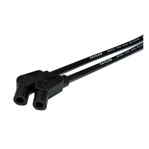 Taylor Taylor, 8mm Spiro-Pro universal spark plug wire set. Black
