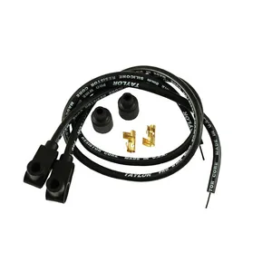 Taylor Taylor, 8mm carbon core univ. spark plug wire set. Black