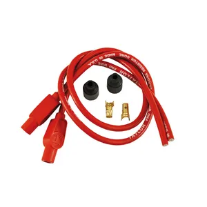 Taylor Taylor, 8mm carbon core univ. spark plug wire set. Red