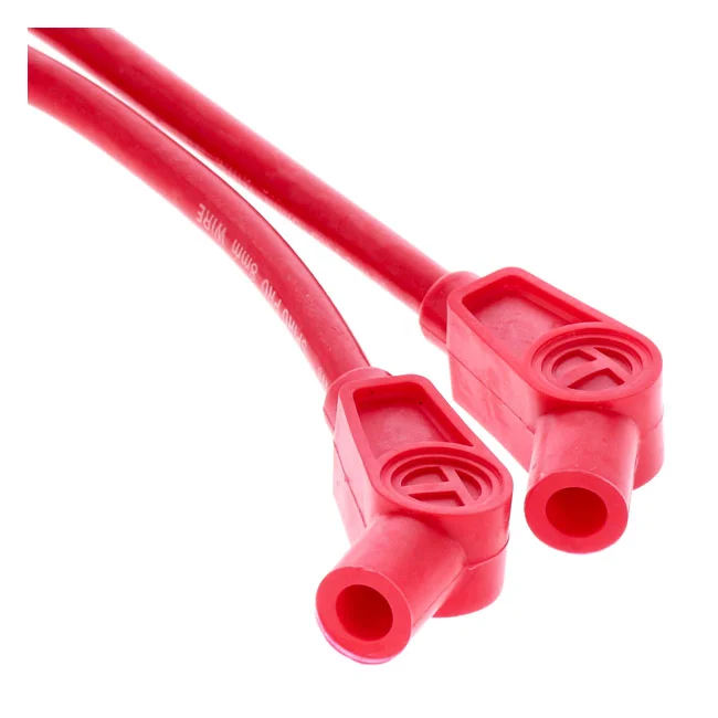 Taylor 8mm Pro Wire spark plug wire set. Red