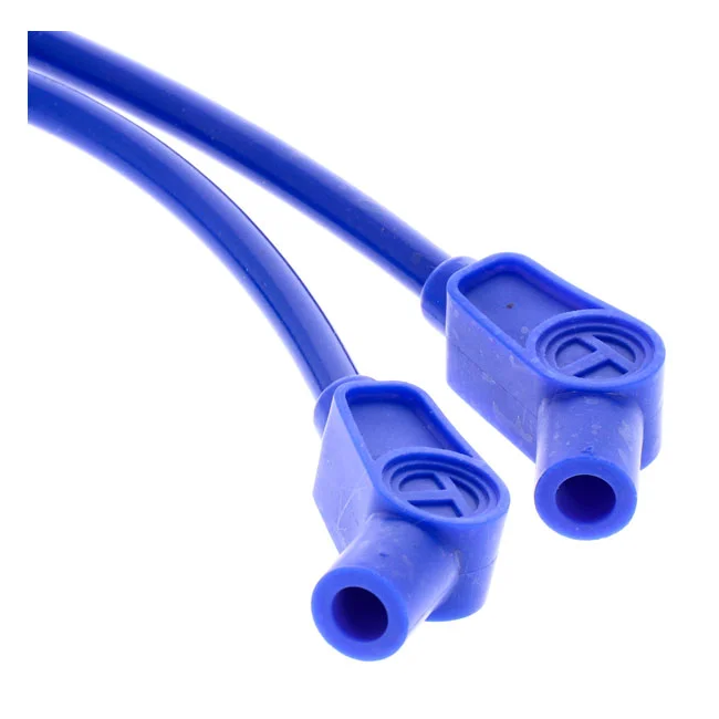 Taylor 8mm Pro Wire spark plug wire set. Blue