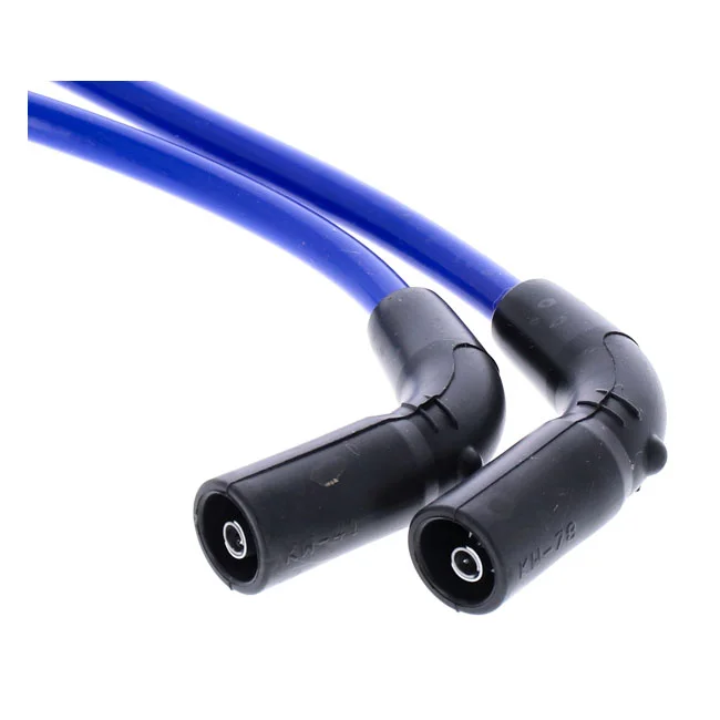 Taylor 8mm Pro Wire spark plug wire set. Blue