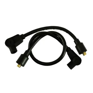 Taylor Taylor, 8mm metallic core spark plug wire set. Black