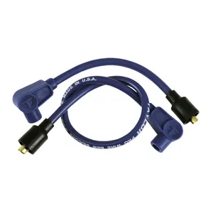 Taylor Taylor, 8mm metallic core spark plug wire set. Blue