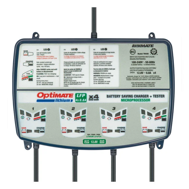 Optimate Tecmate OptiMATE, Lithium 4s 0.8A 4-bank