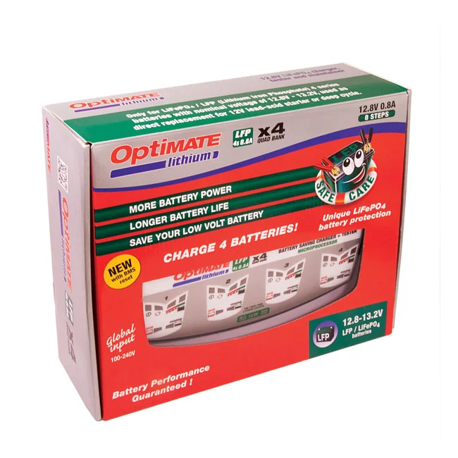 Optimate Tecmate OptiMATE, Lithium 4s 0.8A 4-bank