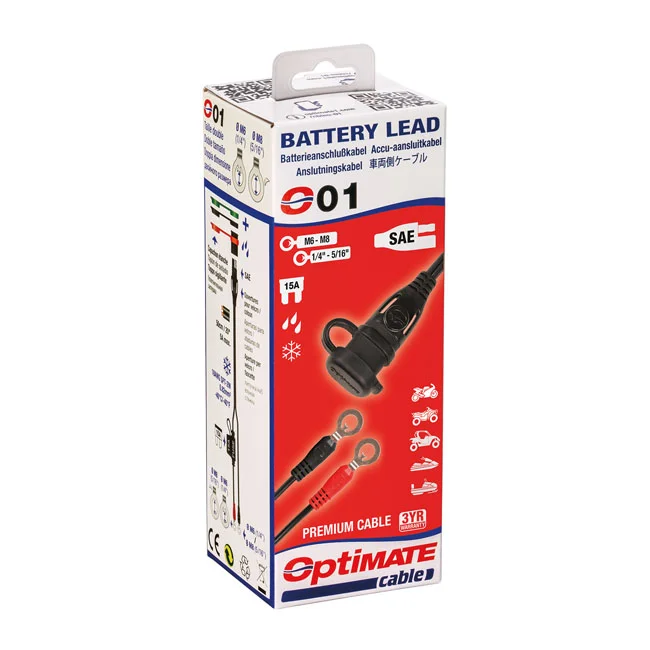 Optimate Tecmate, OptiMATE battery charge cable O-01