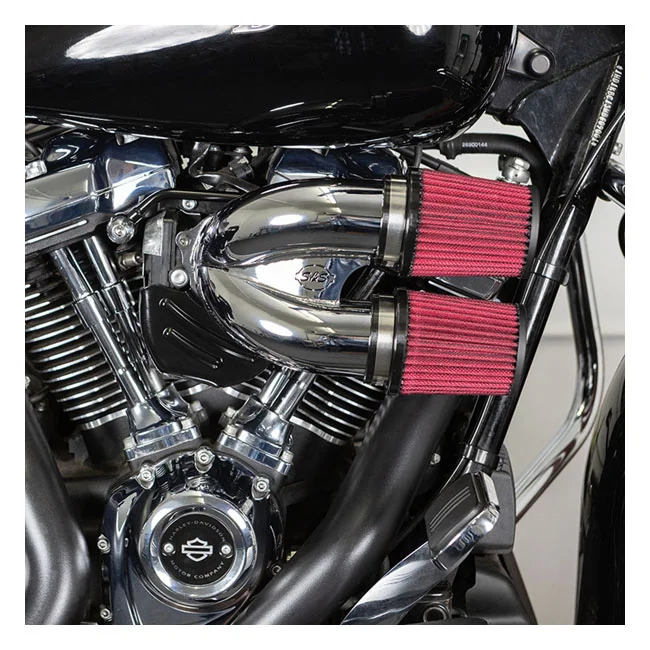 S&S Tuned induction air cleaner kit. Chrome