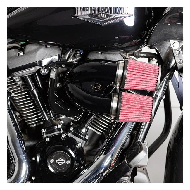 S&S Tuned induction air cleaner kit. Black
