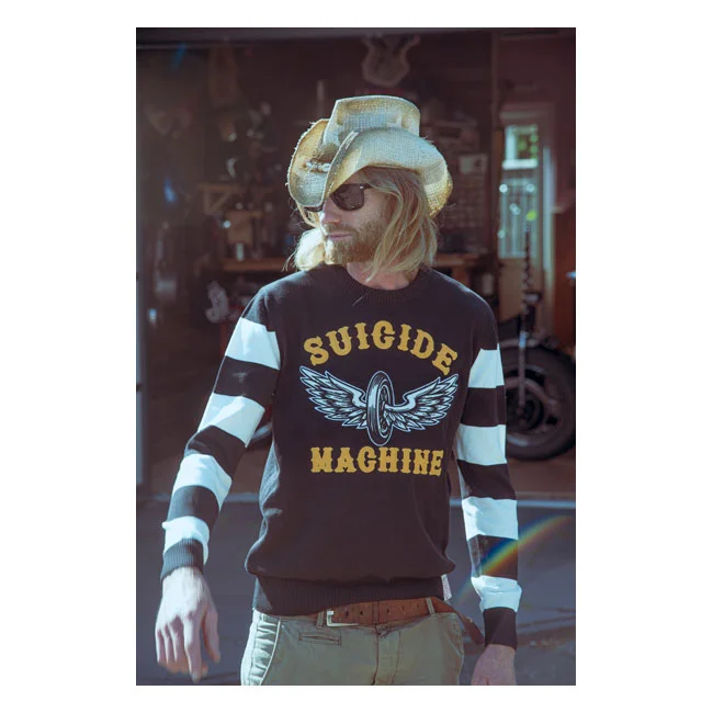 13 and a half company 1/2 Outlaw Suicide Machine Sweater