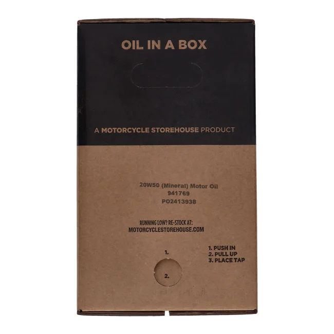 Vspec 20W50 (Mineral) motor oil. 20 liter box