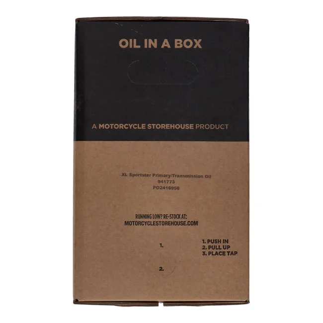 Vspec XL Sportster primary/transmission oil. 20 liter box